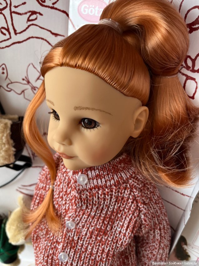 Куколка Ханна с собачкой фирмы Готц #5 (фото 9)