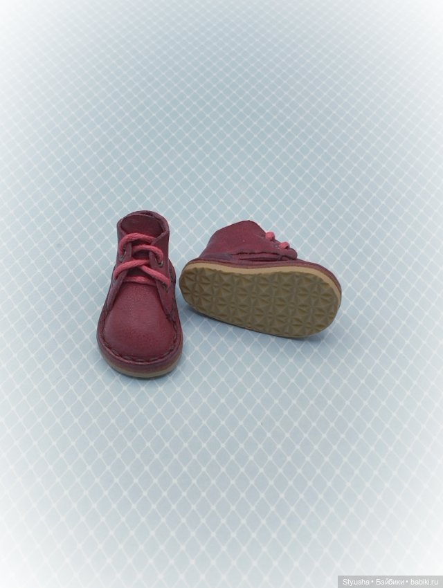 Kruselings ботинки для кукол Крузелингс бордового цвета (фото 5)