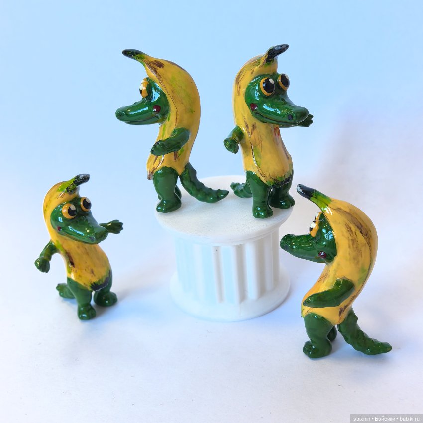 Фигурка крокодила — Авторские куклы (фото 4)