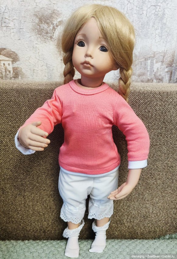 Фарфоровая кукла с молдом Дианы Эффнер (фото 5)