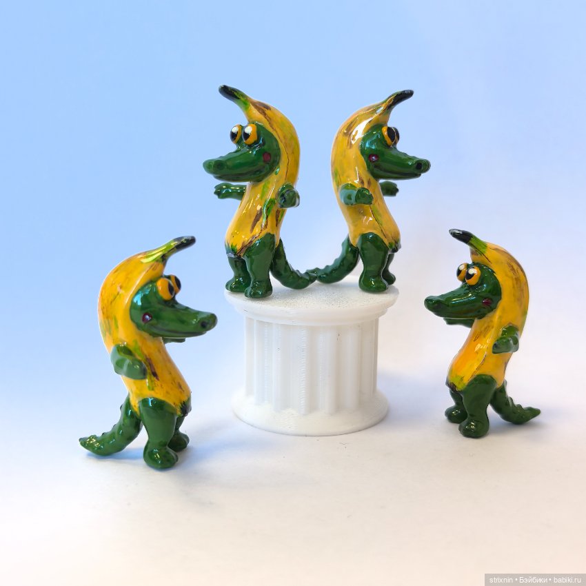 Фигурка крокодила — Авторские куклы (фото 6)