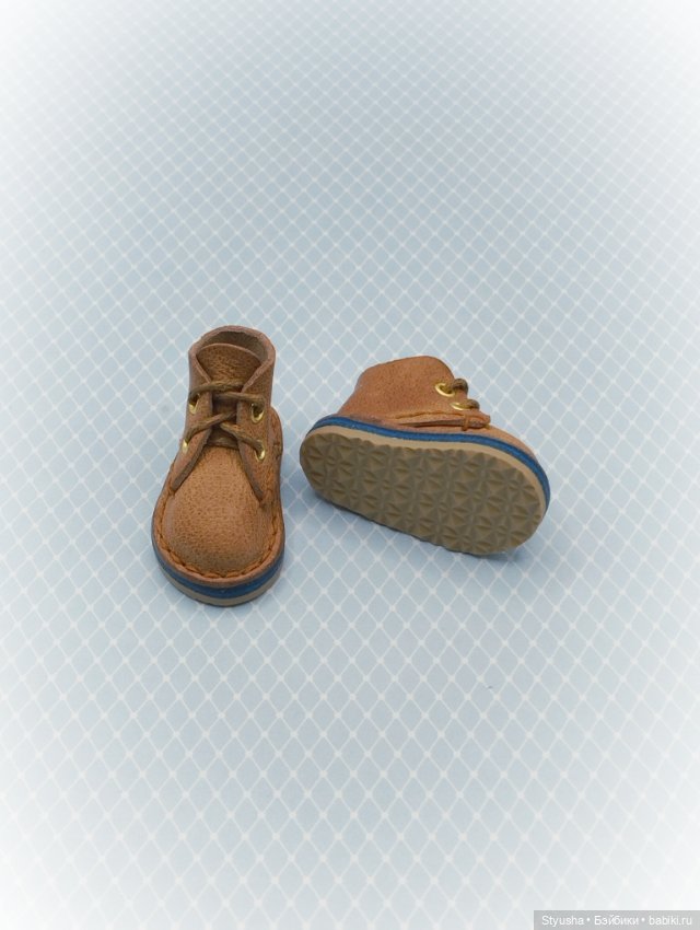 Kruselings ботинки для кукол Крузелингс бежевого цвета (фото 5)