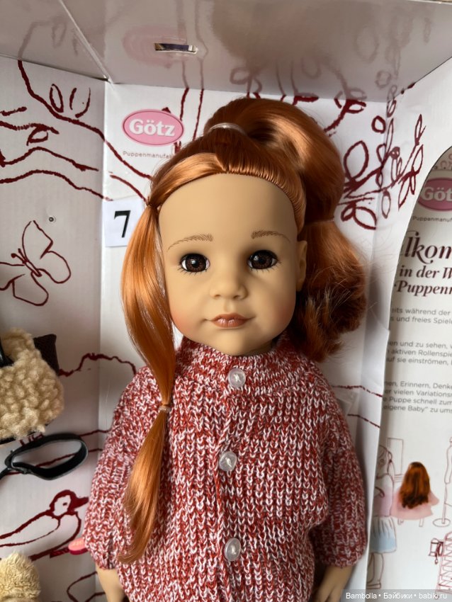 Куколка Ханна с собачкой фирмы Готц Gotz #7 (фото 4)