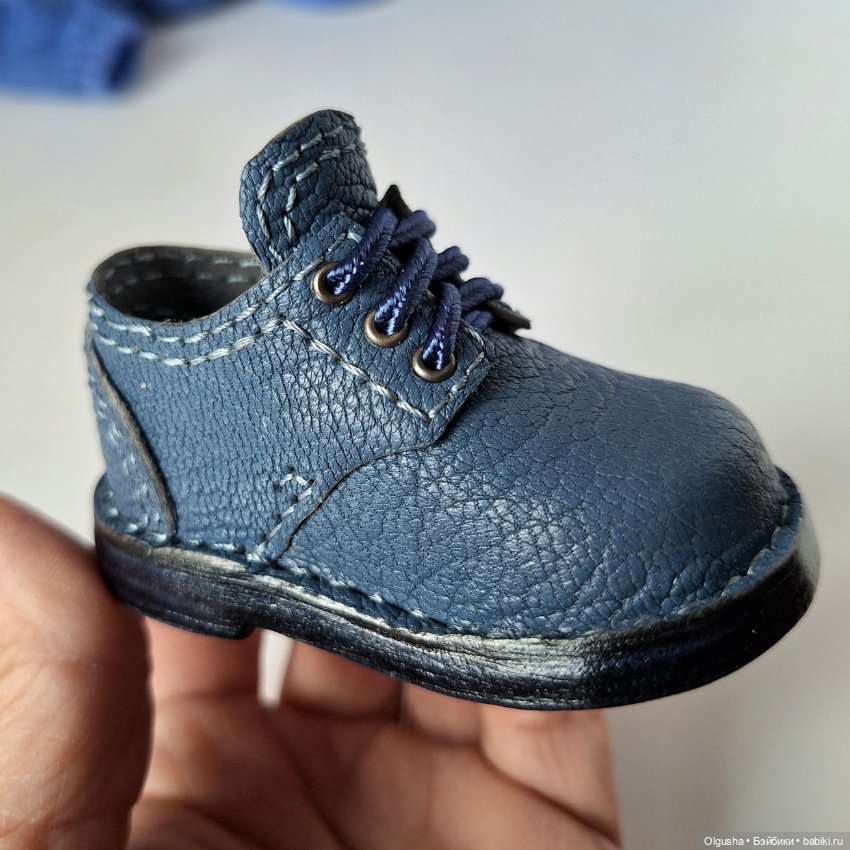 На Готц 50см.Кожаные ботиночки дерби (фото 7)