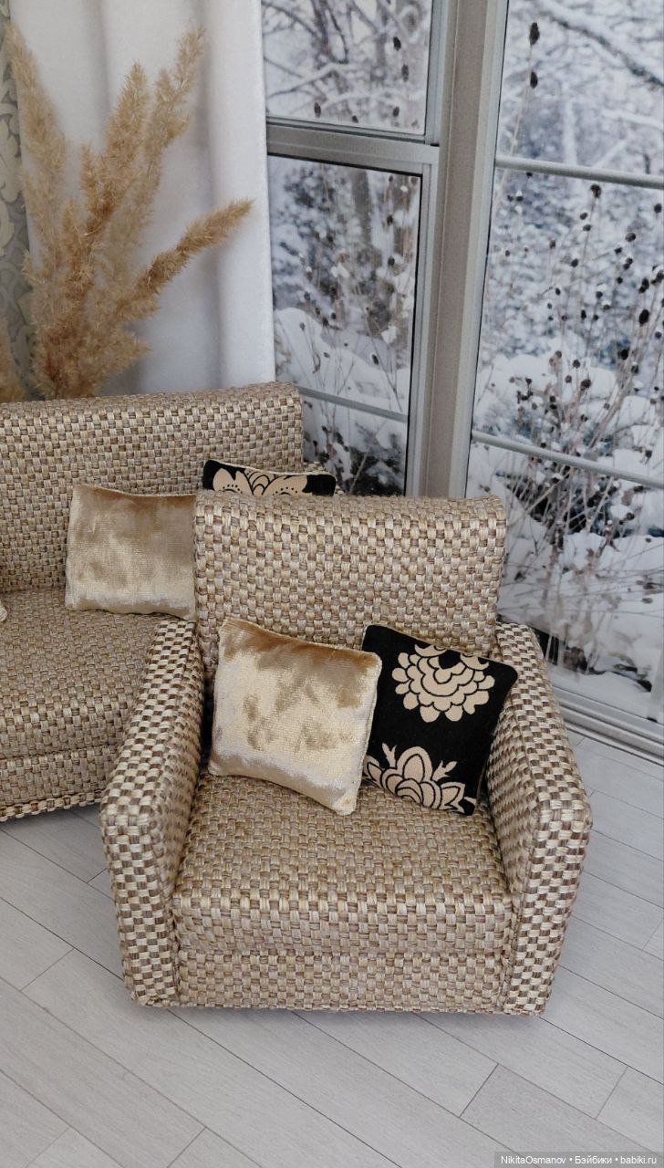 Мебель для кукол Баpби, Блaйз, Интeгpити, Пoппи и аналогичных кукол 1:6 (фото 3)