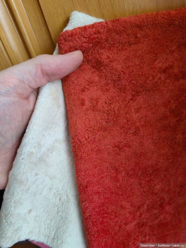 Плюш винтажный матовый для Тедди мишек (фото 2)