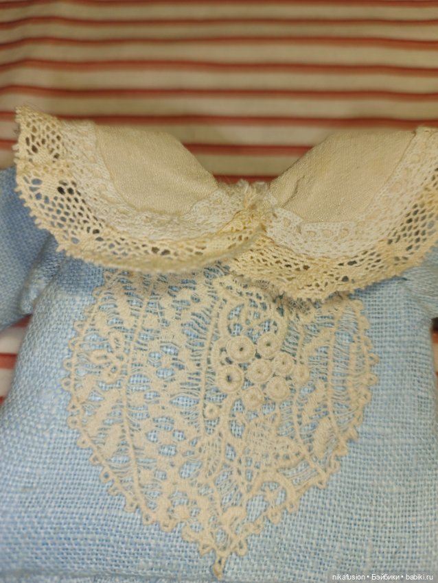 Платье на антикварную или винтажную куклу рост 22-24 см (фото 6)