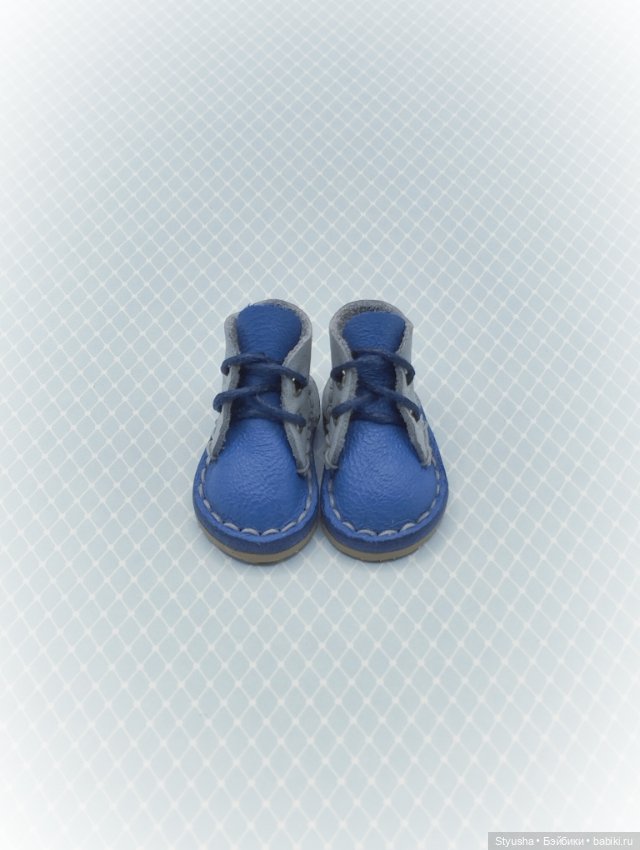 Kruselings ботинки для кукол Крузелингс сине-серого цвета