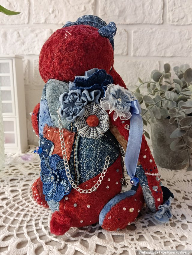 Мишка Тедди Аксель — Авторские игрушки (фото 6)