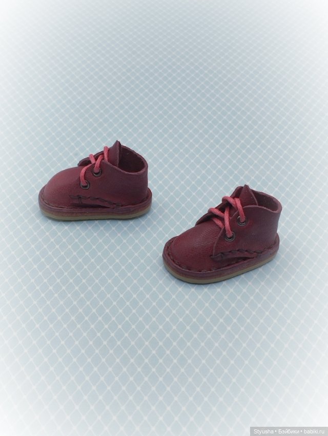 Kruselings ботинки для кукол Крузелингс бордового цвета (фото 4)