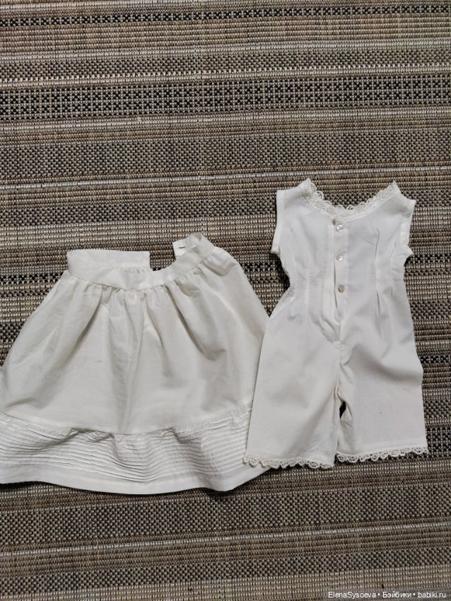 Нижнее бельё для антикварной куклы (фото 4)