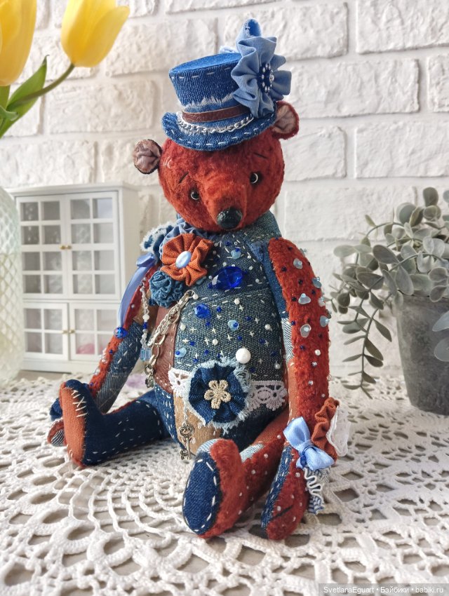 Мишка Тедди Аксель — Авторские игрушки (фото 8)