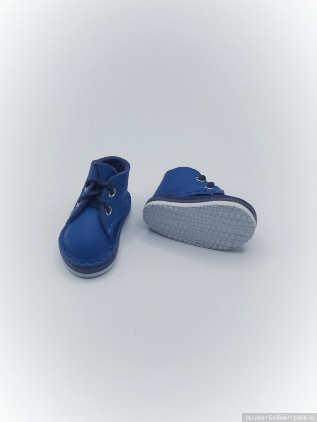 Kruselings ботинки для кукол Крузелингс ярко-синего цвета (фото 5)