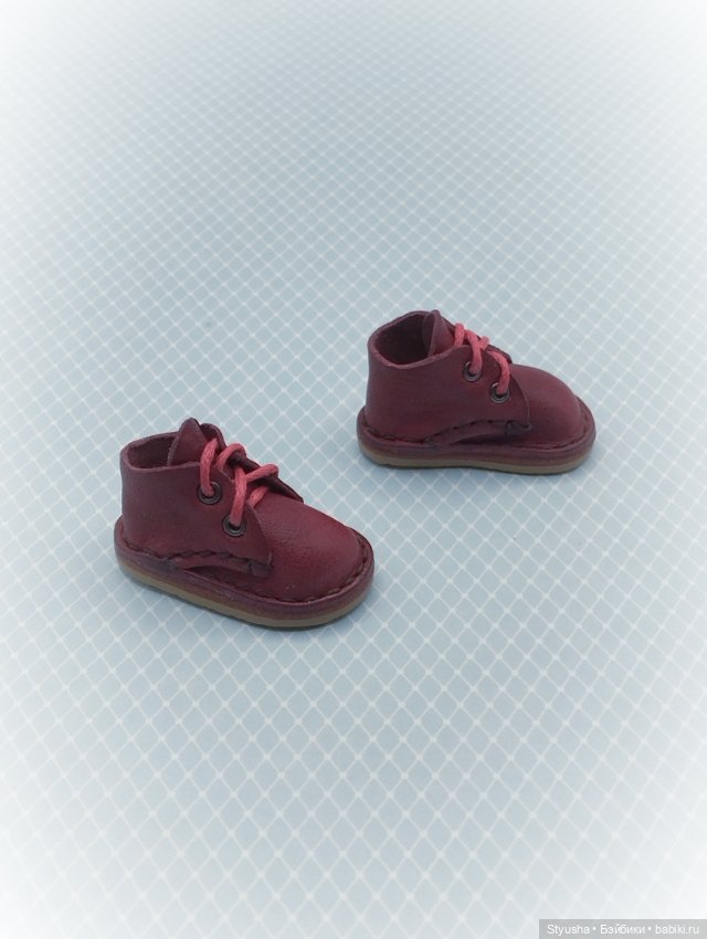 Kruselings ботинки для кукол Крузелингс бордового цвета (фото 3)