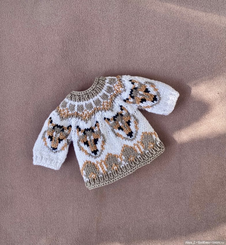 Жаккардовый свитер для Монст (фото 5)