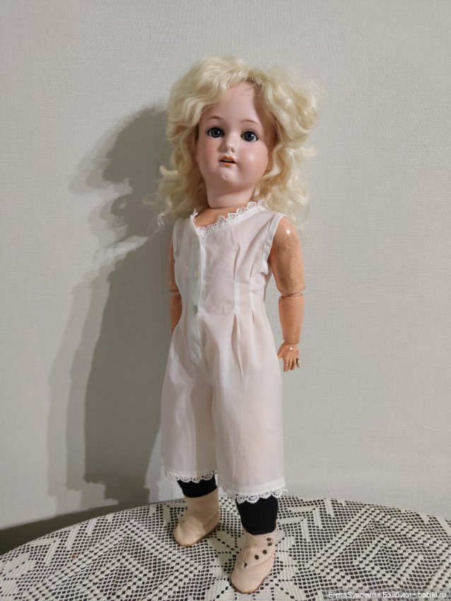 Нижнее бельё для антикварной куклы (фото 3)