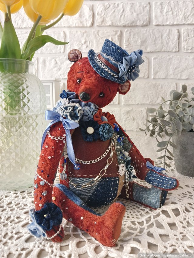 Мишка Тедди Аксель — Авторские игрушки (фото 4)