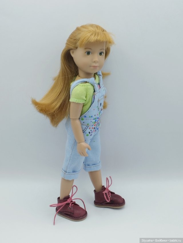 Kruselings ботинки для кукол Крузелингс бордового цвета (фото 7)