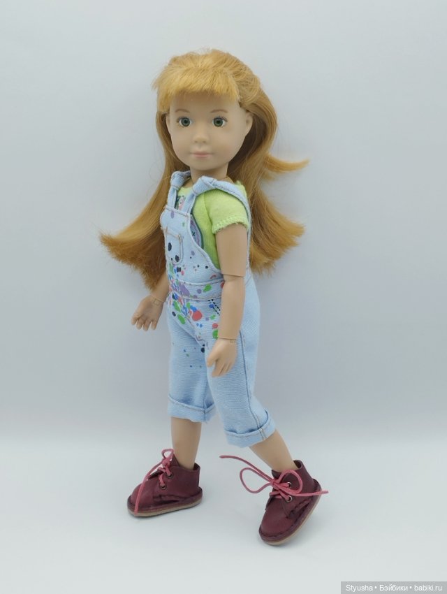 Kruselings ботинки для кукол Крузелингс бордового цвета (фото 8)