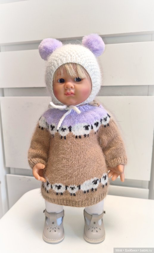 Комплект одежды Овечки 3 для кукол Вихтель Wichtel (фото 6)