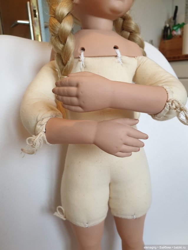 Фарфоровая кукла с молдом Дианы Эффнер (фото 8)