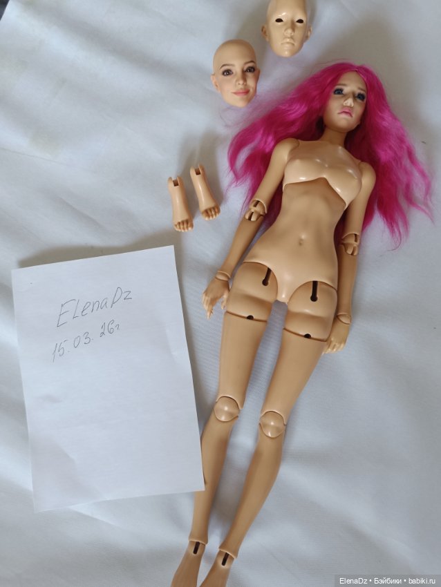 Кукла Luna dolls с тремя головами в комплекте (фото 8)