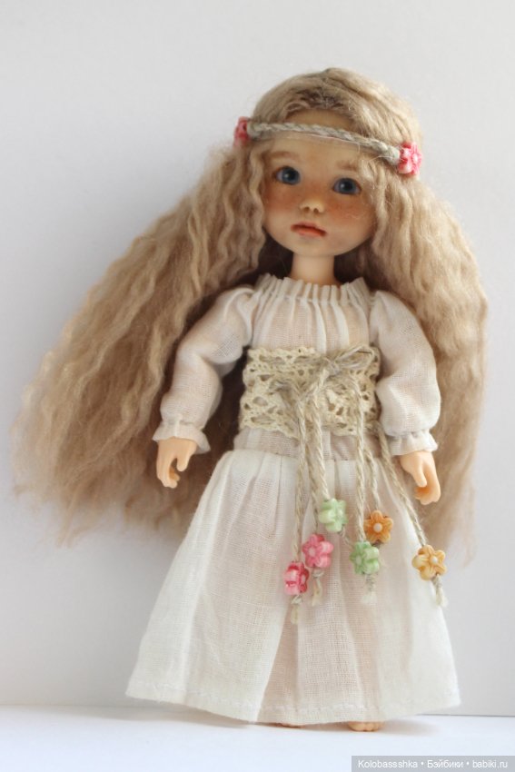 Авторская куколка Селена 13см (фото 4)