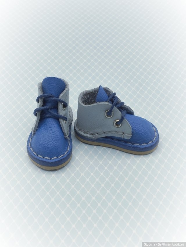 Kruselings ботинки для кукол Крузелингс сине-серого цвета (фото 2)