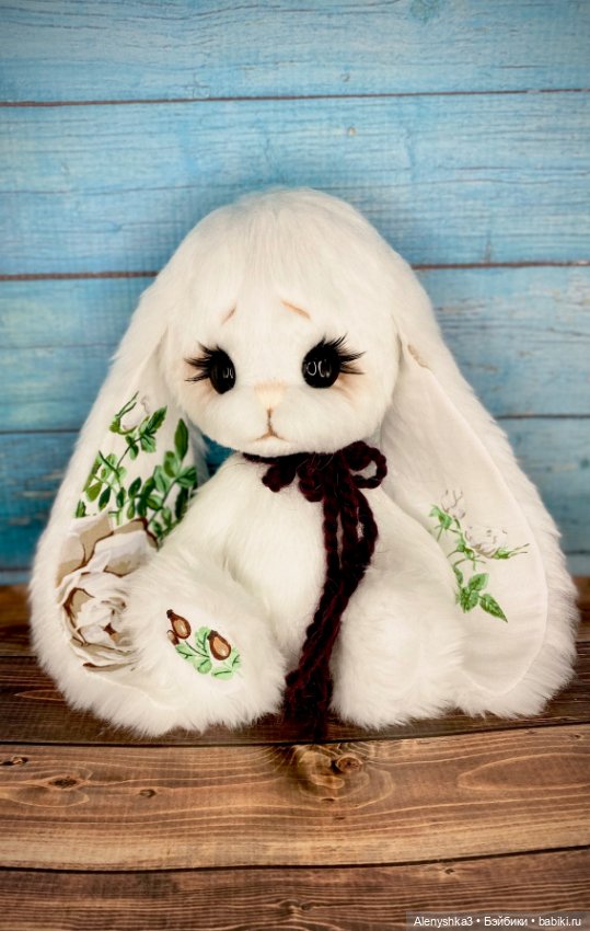 Зайка Белая Роза 💕 — Авторские игрушки (фото 2)