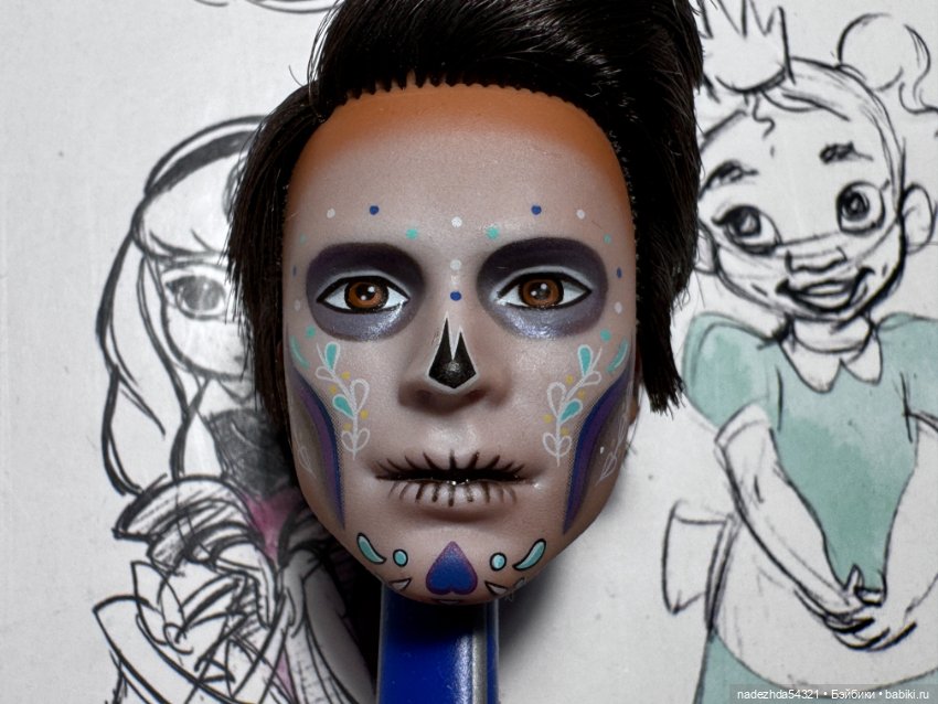 Голова Кена Диа де Муэртос 2022 год (фото 6)