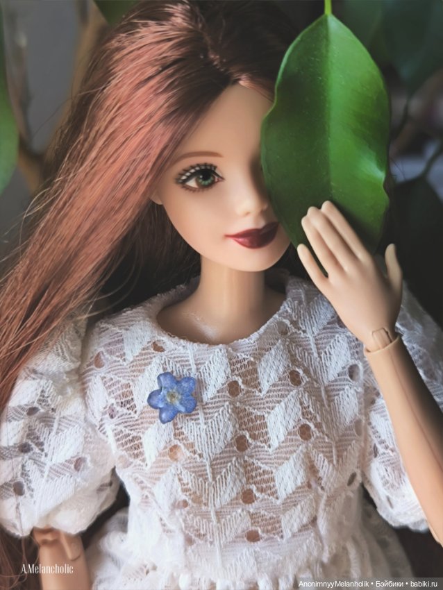 Броши Незабудки — Аксессуары для кукольных фотосессий (фото 6)