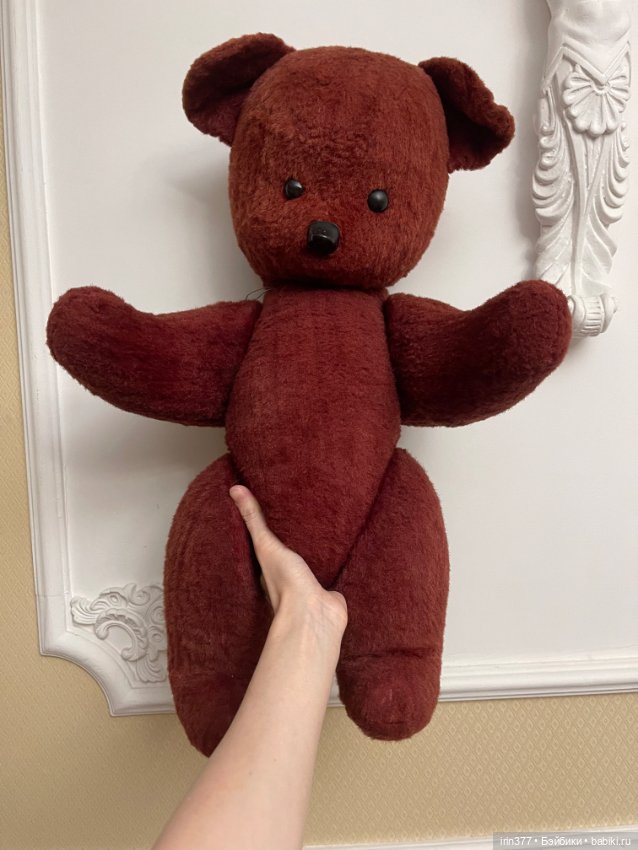 Большой мишка СССР — Винтажные куклы и игрушки детства (фото 3)