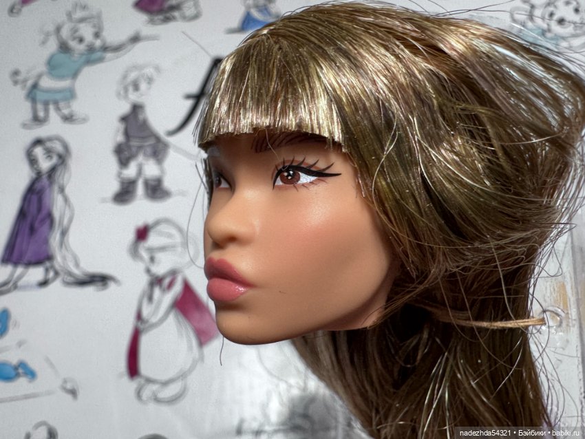 Голова пышки Барби Лукс 24 Симоны (2) (фото 6)