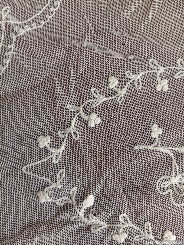 Две хлопковые кружевные накидки (фото 4)