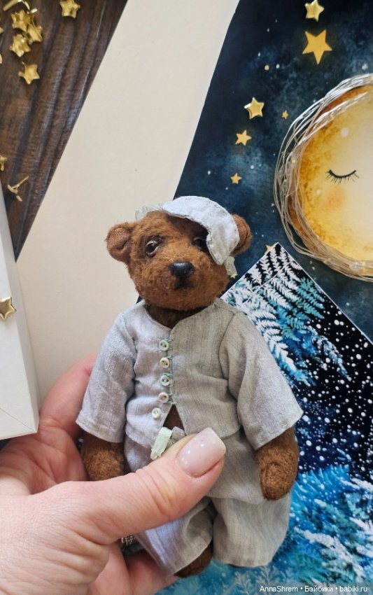 Мишка в коробочке игрушка-ночник (фото 5)