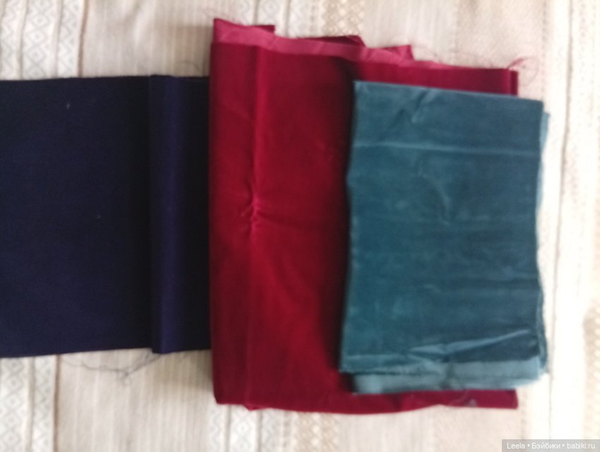 Лот хлопкового бархата — Одежда (фото 7)