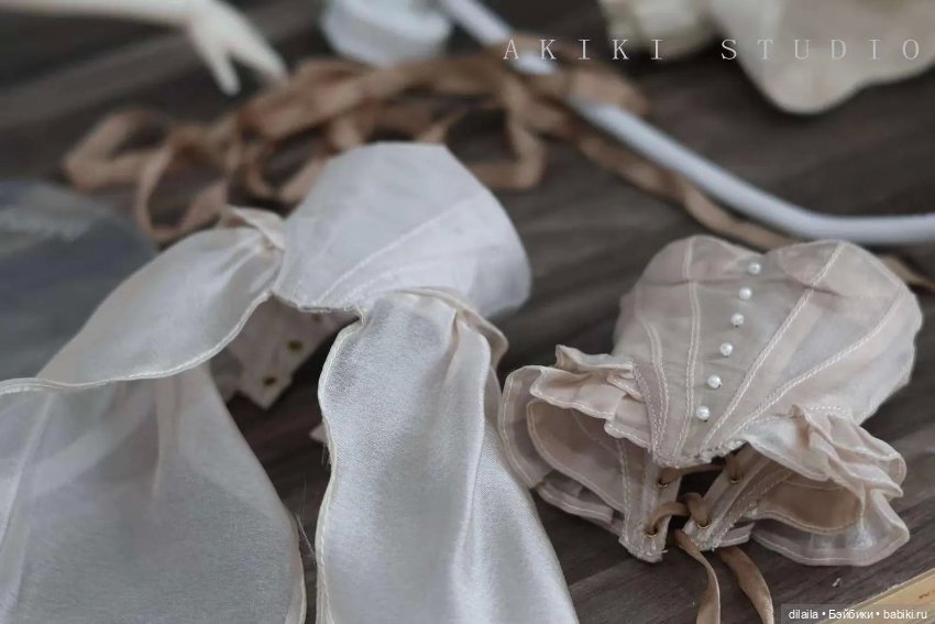 Выкройка PDF для куклы 1/4 bjd + пошаговый МК с фотоинструкциями / два корсета, юбка, платье (фото 8)