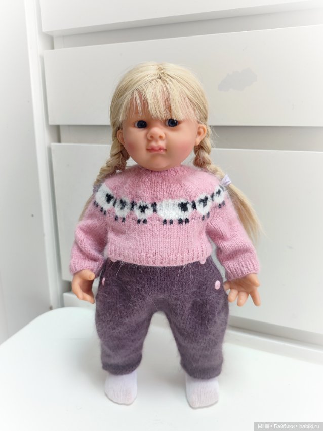 Комплект одежды Овечки 3 для кукол Вихтель Wichtel (фото 5)