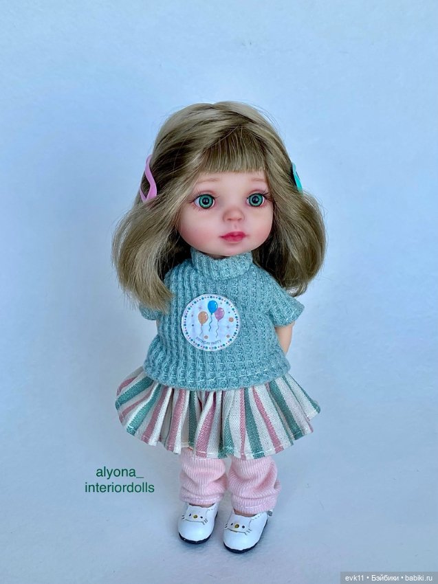 Мини-кукла шарнирная 15-16 см. ООАК (фото 5)