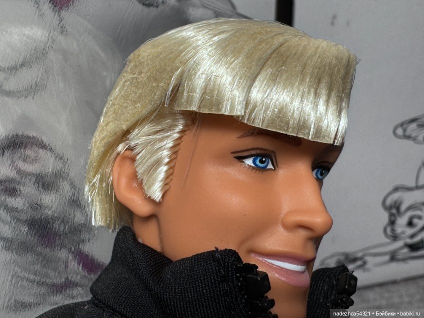 Кен Райан Гослинг из сета "Сцена у костра" по фильму "Барби" (2) (фото 6)