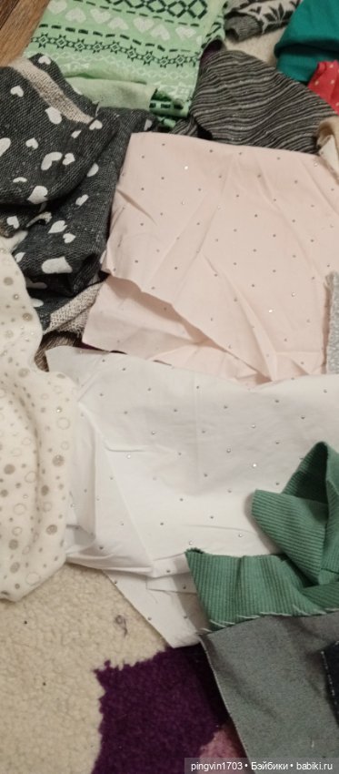 2.6 кг. лоскута для кукол (фото 8)