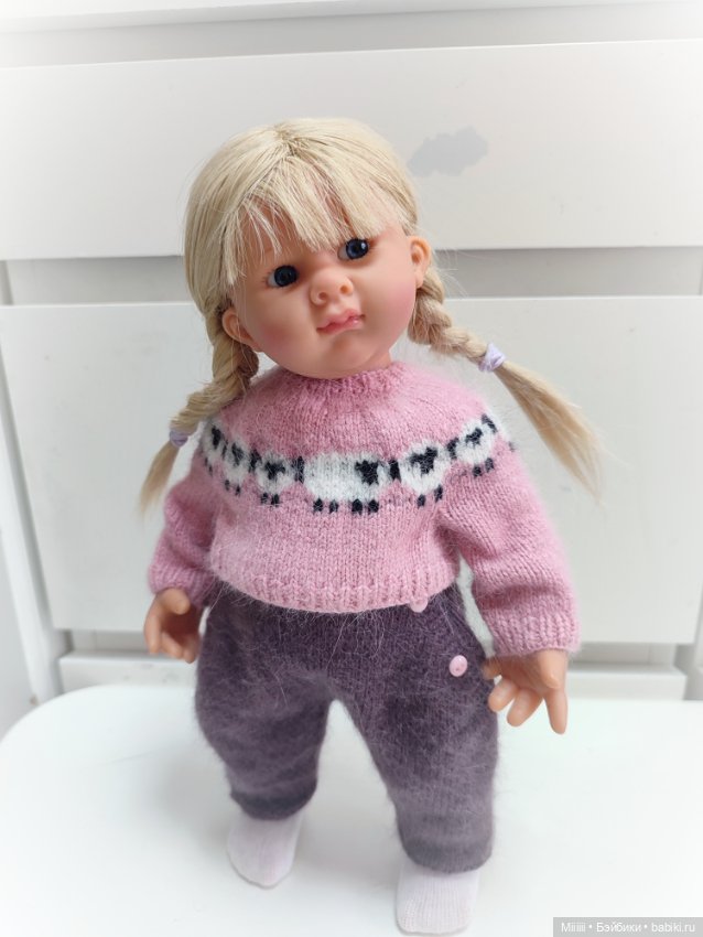 Комплект одежды Овечки 3 для кукол Вихтель Wichtel (фото 3)