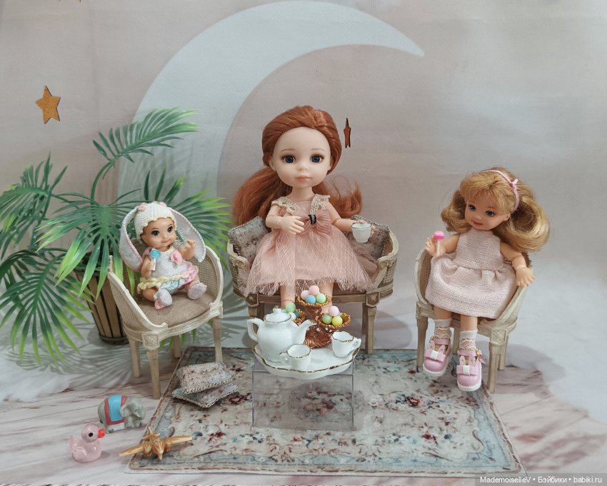 Комплект "Винтаж" - диванчик, два кресла, ковер, подушки