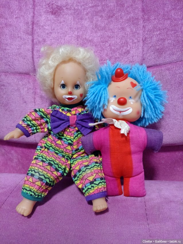 Лотом клоуны мягконабивные