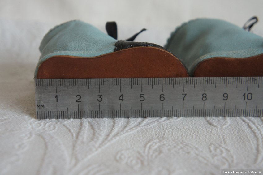 Сапожки для антикварной куклы (фото 7)