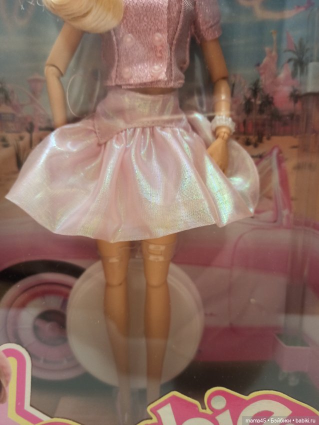 Барби Марго Роби розовый берет Barbie (фото 3)