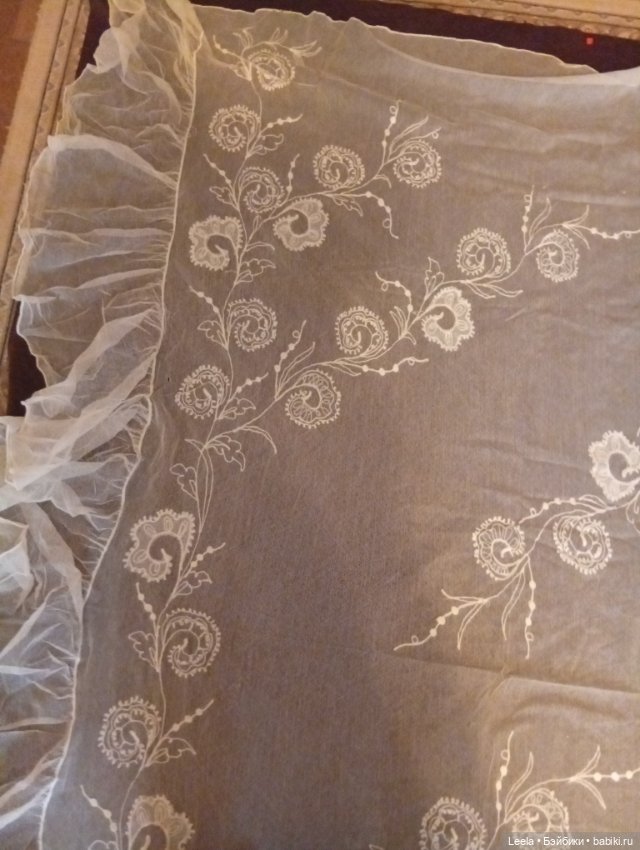 Винтаж, вышивка на сетке — Одежда (фото 6)