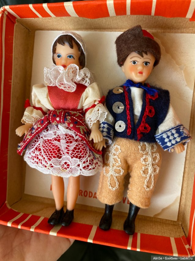 Пупсики Чехословакия пара в коробке (фото 2)