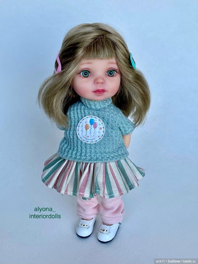 Мини-кукла шарнирная 15-16 см. ООАК