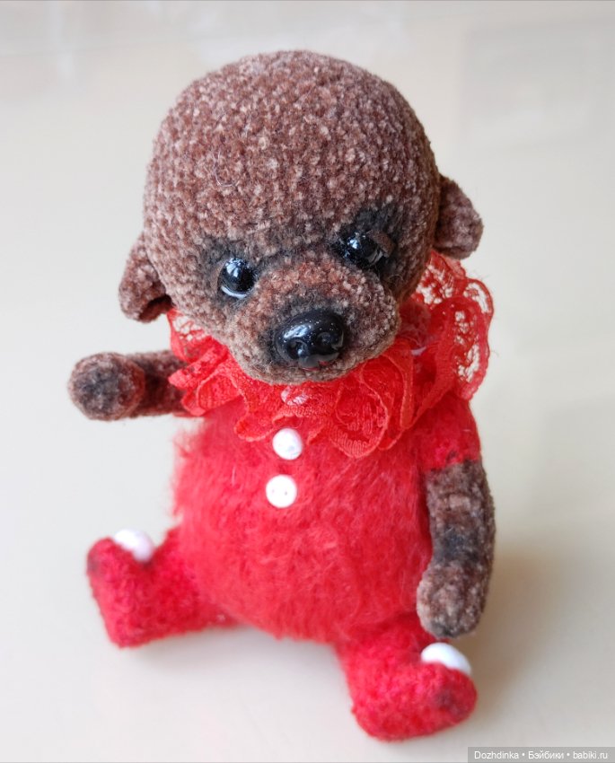 Медвежонок вязаный — Авторские игрушки (фото 5)